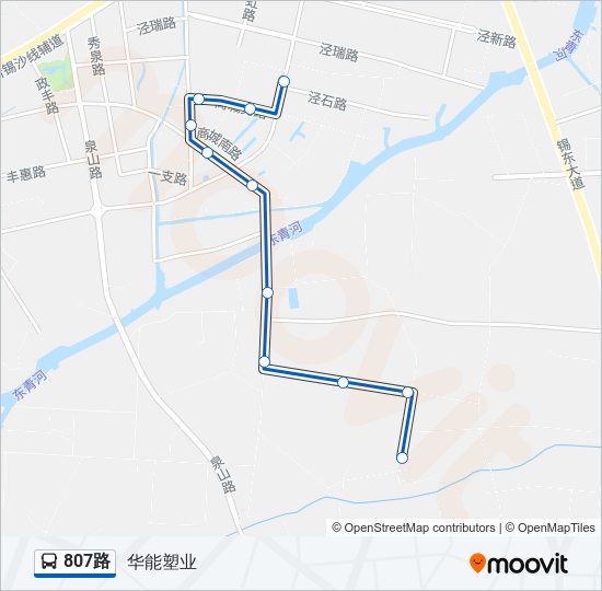 807路 bus Line Map