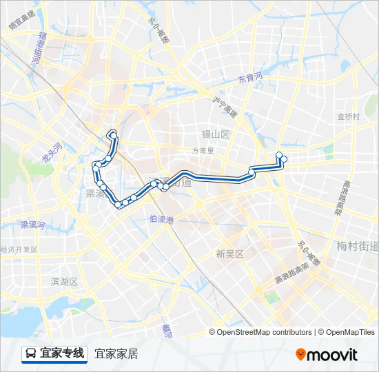 宜家专线 Bus Line Map