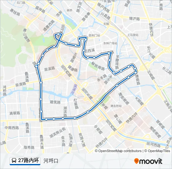 27路内环 Bus Line Map