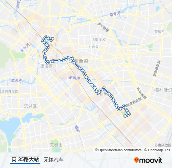 35路大站 Bus Line Map