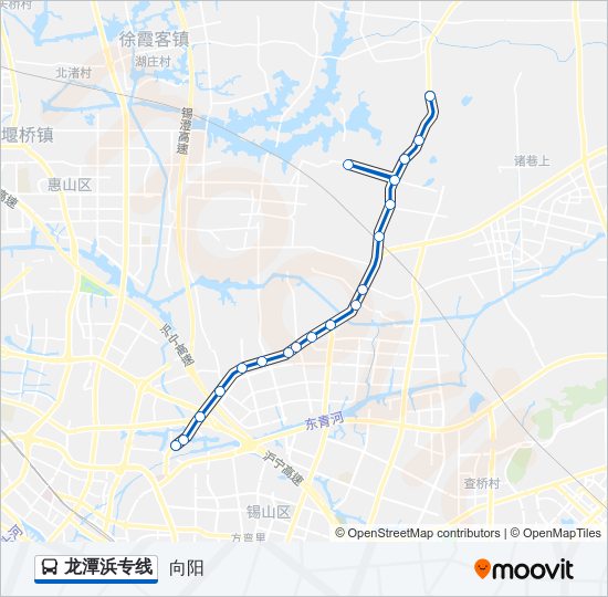 龙潭浜专线 bus Line Map