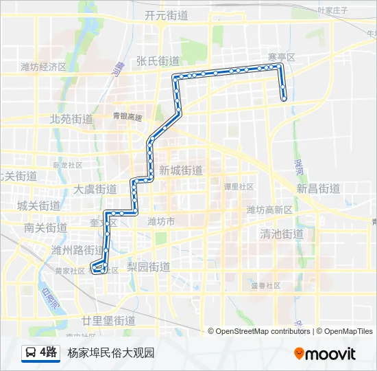 4路 Bus Line Map
