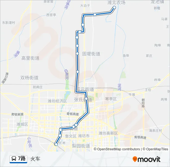 7路 Bus Line Map