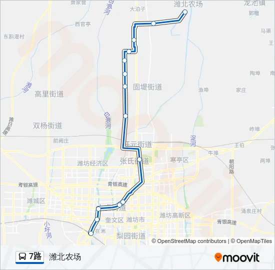 7路 Bus Line Map