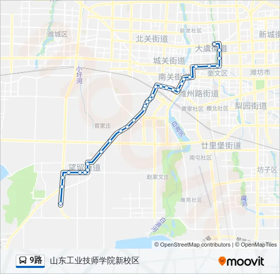 9路 Bus Line Map
