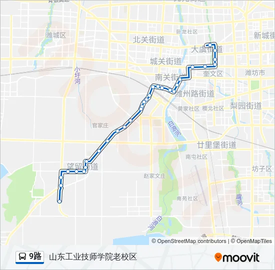 9路 Bus Line Map