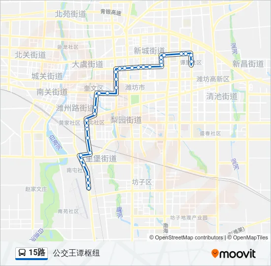 15路 Bus Line Map
