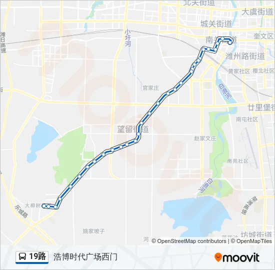 19路 Bus Line Map