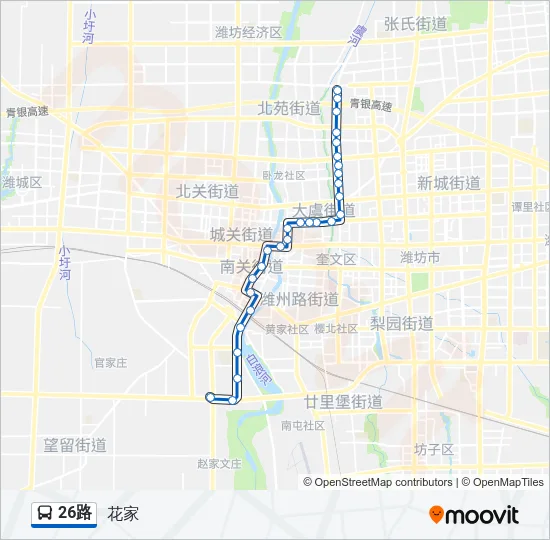 26路 Bus Line Map