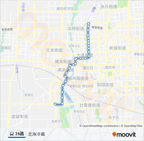 26路 Bus Line Map