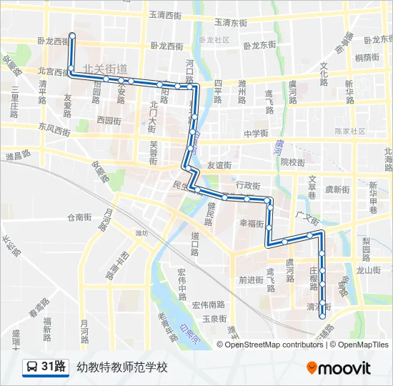 31路 Bus Line Map