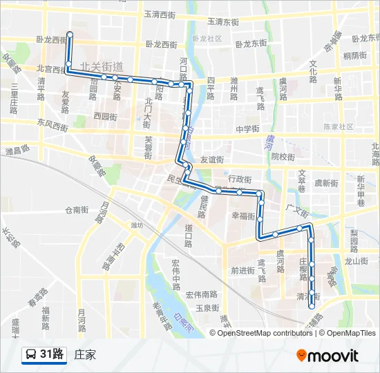 31路 Bus Line Map