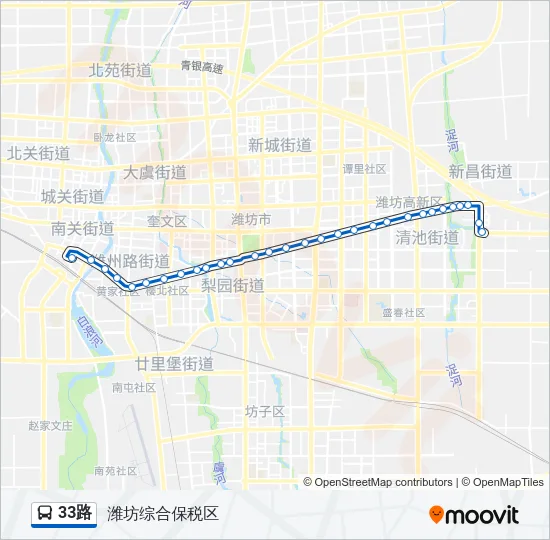 33路 Bus Line Map