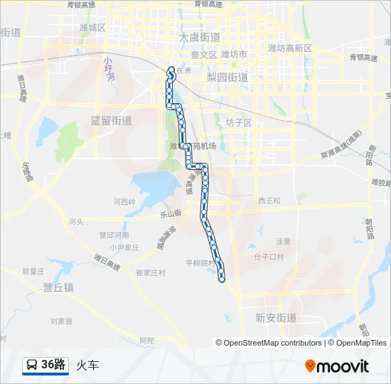 36路 Bus Line Map