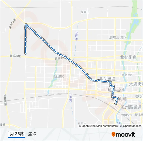 38路 Bus Line Map