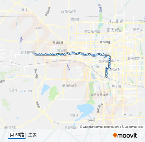 53路 Bus Line Map