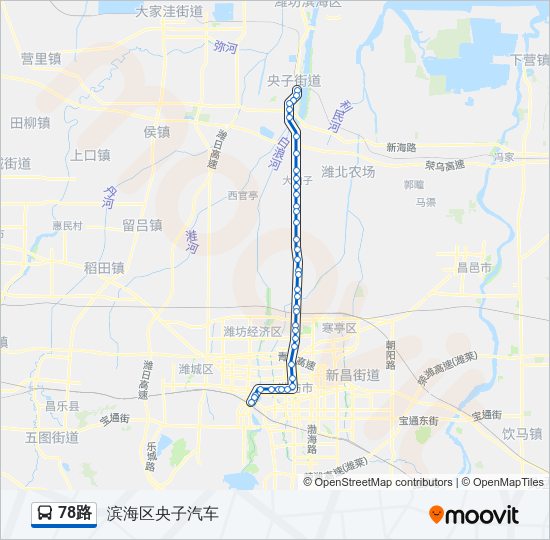 78路公交车的线路图图片