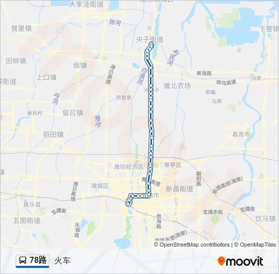 78路 Bus Line Map