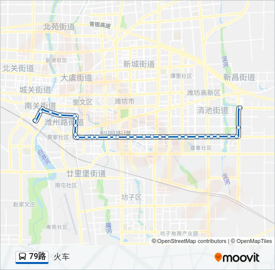 79路 Bus Line Map