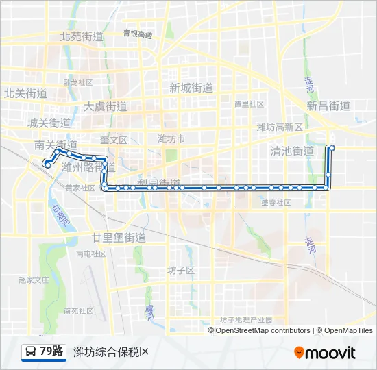 79路 Bus Line Map