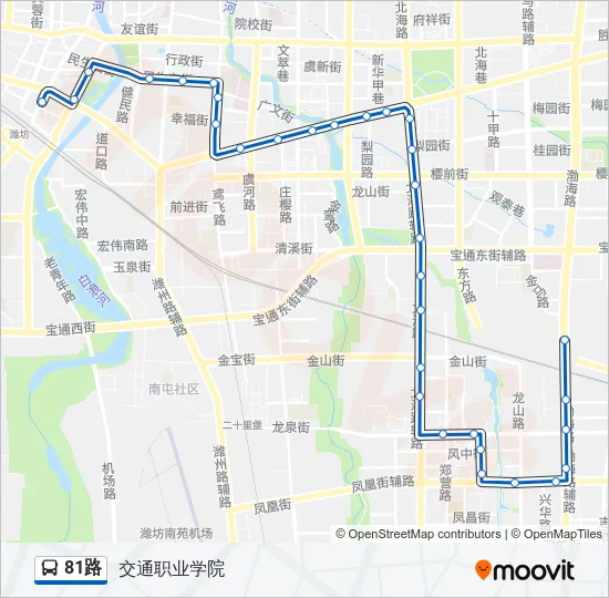 81路 Bus Line Map