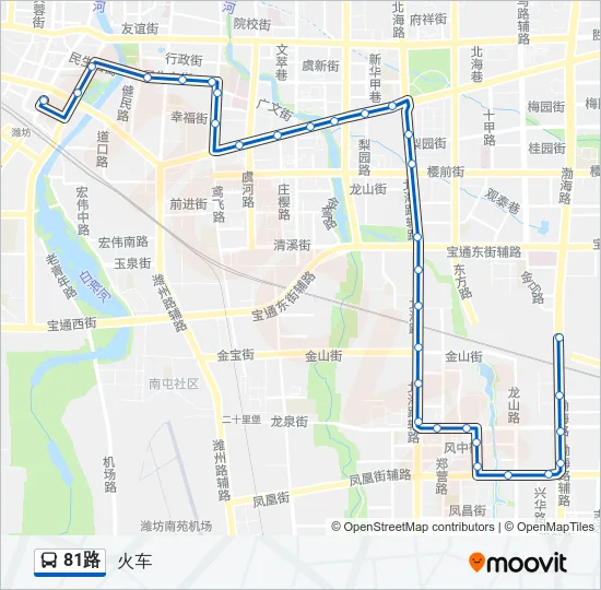81路 Bus Line Map