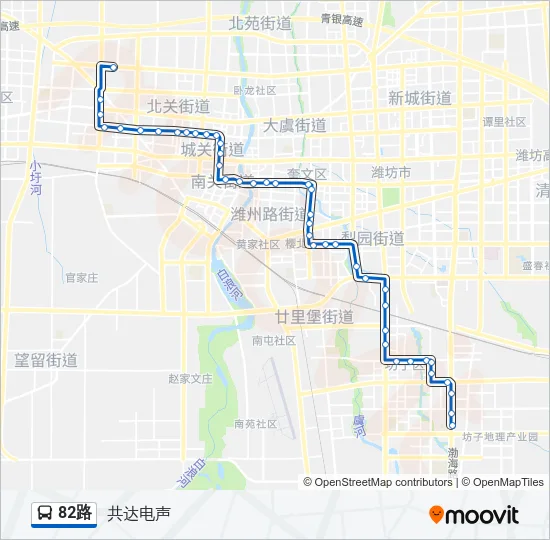 82路 Bus Line Map