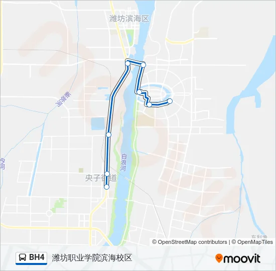 BH4 Bus Line Map