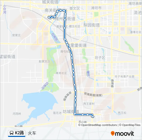 K2路 Bus Line Map