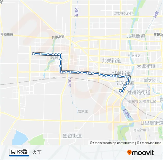 K3路 Bus Line Map