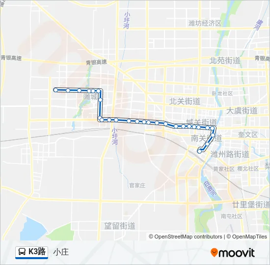 K3路 Bus Line Map