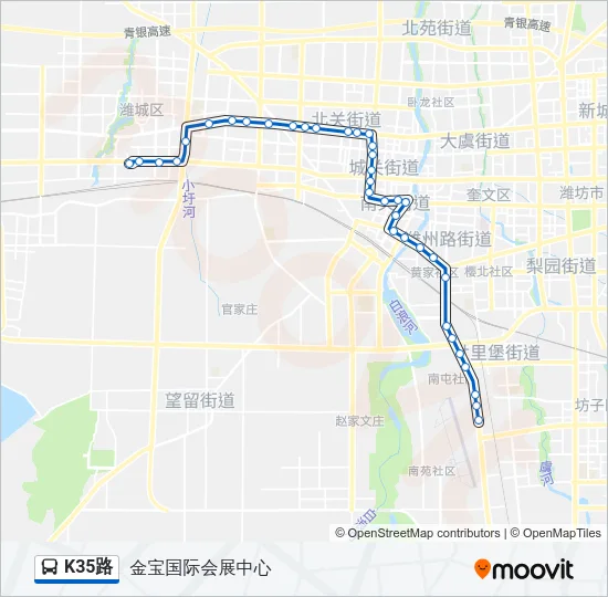 K35路 Bus Line Map