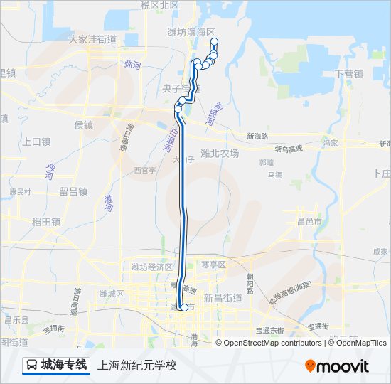 城海专线 Bus Line Map