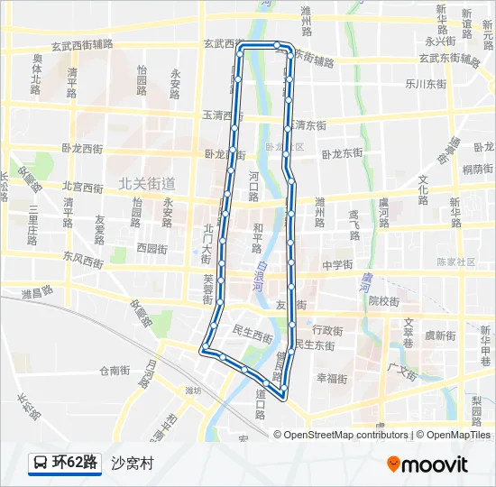 环62路 Bus Line Map