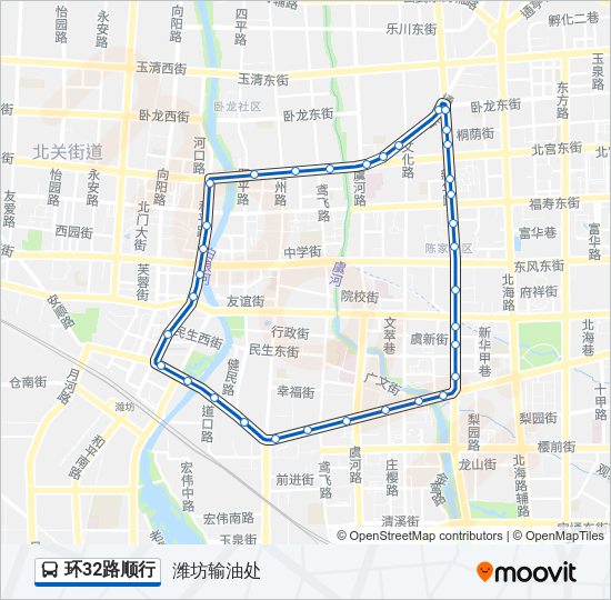 环32路顺行 Bus Line Map