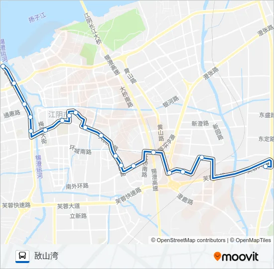 1路 Bus Line Map