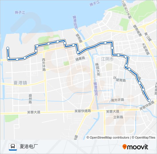 公交3路的线路图