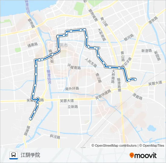 6路 Bus Line Map