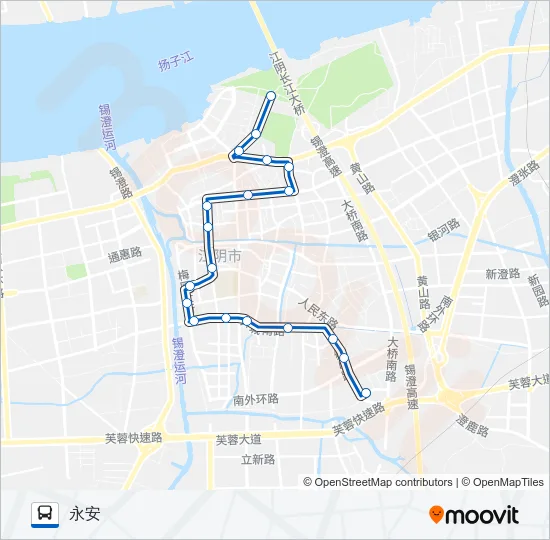 8路 Bus Line Map