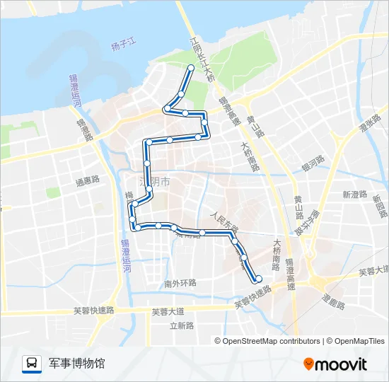 8路 Bus Line Map