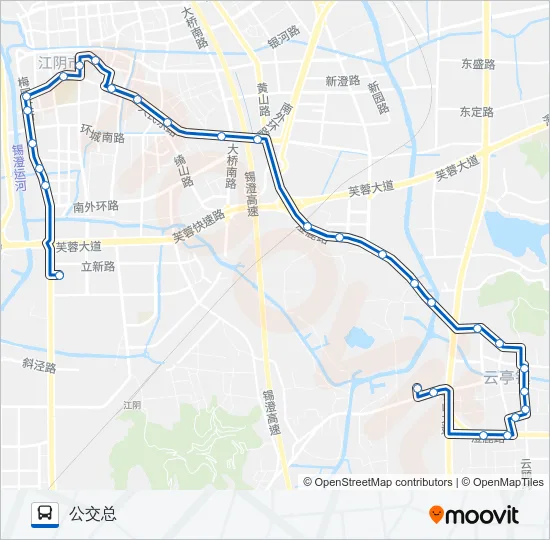 11路 Bus Line Map