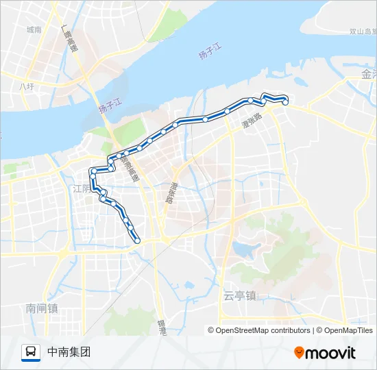 12路 Bus Line Map