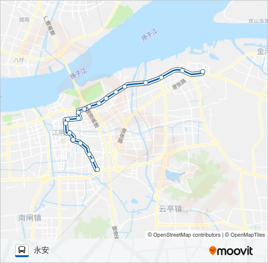 12路 Bus Line Map
