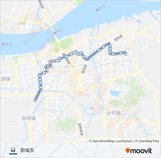 公交13路的线路图