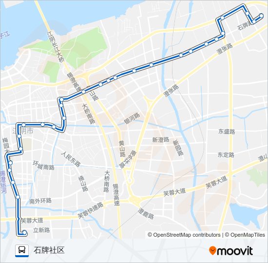 15路 bus Line Map