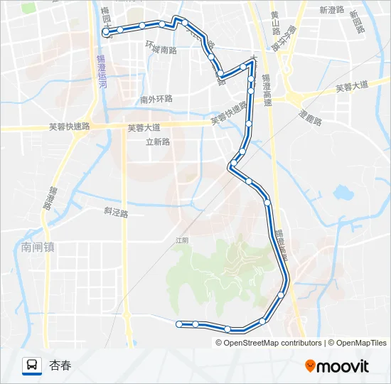 16路 Bus Line Map
