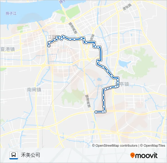 21路 Bus Line Map