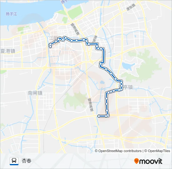 21路 Bus Line Map
