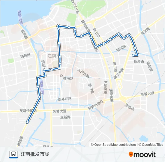 23路 Bus Line Map
