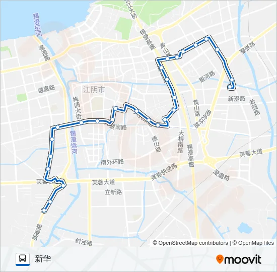 28路 Bus Line Map